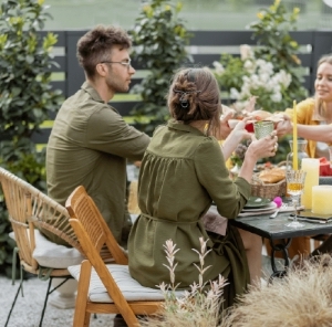 The Terrace Dgtype 全居室に面するL字型テラスを設けた [結の邸]