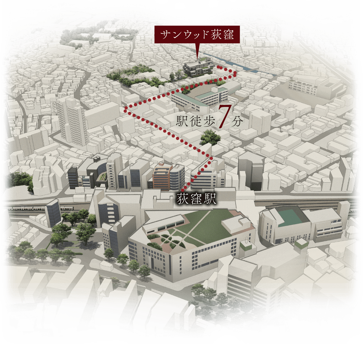 街並みイラスト