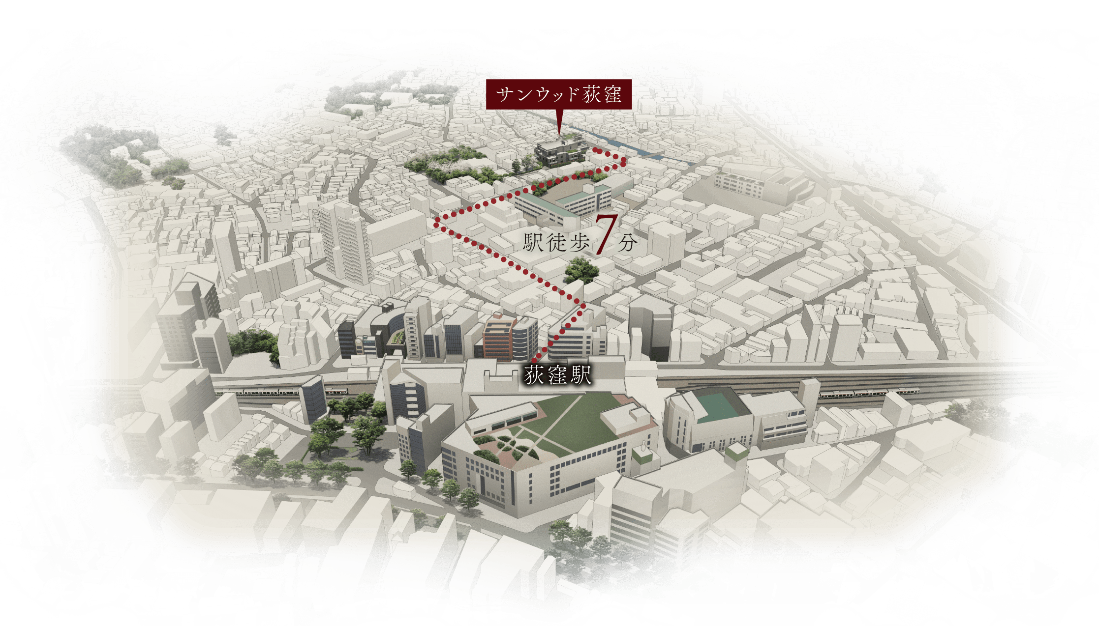 街並みイラスト