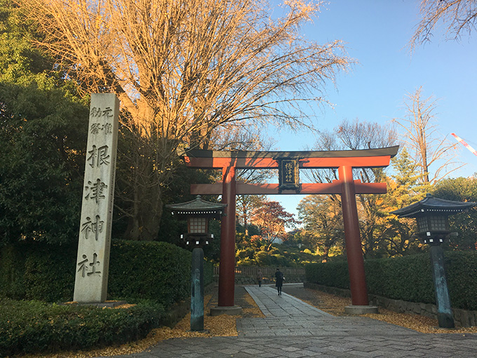根津神社参道